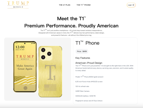 倍加网配资 特朗普手机，被曝中国公司造