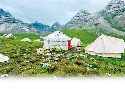 点搭网配资 乌孙古道徒步线路收取每人五十元环境管理费引质疑